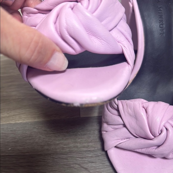 Rebecca Minkoff Light Pink Knotted Heels - Picture 6 of 6